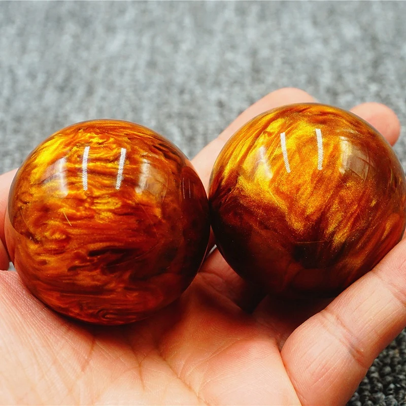 ГОРЯЧАЯ HG-желтая синтетическая смола имитация золотой ивы здоровья мяч среднего