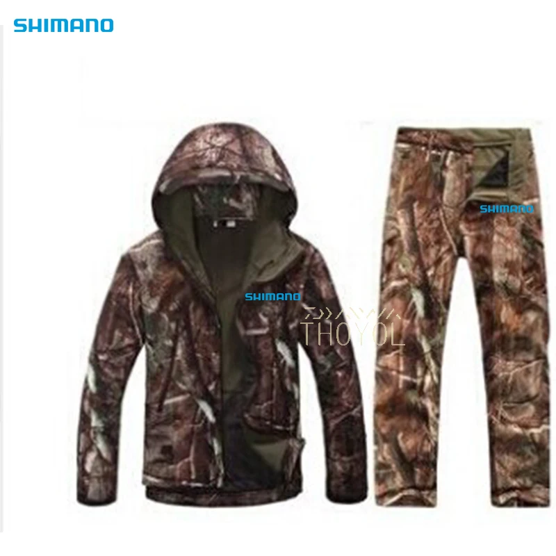 

Костюм рыболовный Shimano мужской, уличная одежда для рыбалки, спортивная куртка для рыбалки, камуфляжная одежда, брюки для рыбалки, тактическа...