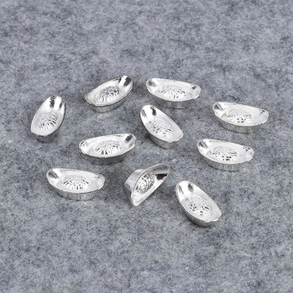 Китайский золотой слиток орнамент Лаки Yuanbao Фэншуй Декор талисман Изделия из