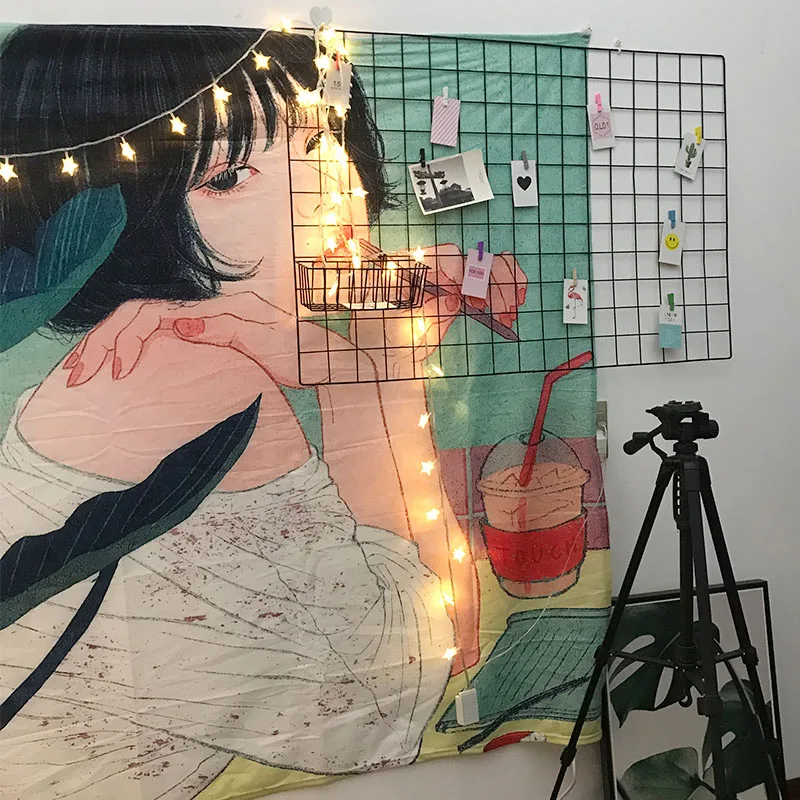 

Beautiful Girl Tapestry Wall Hanging Tapestries Wall For Home Deco Living Room Bedroom Wall Art Large size Free Dropping