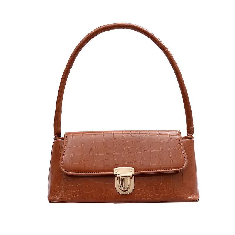 

Messenger Handbags Retro Alligator Pattern Women Shoulder Bags Flap New PU Leather Luxury Brand Lady Model Chain