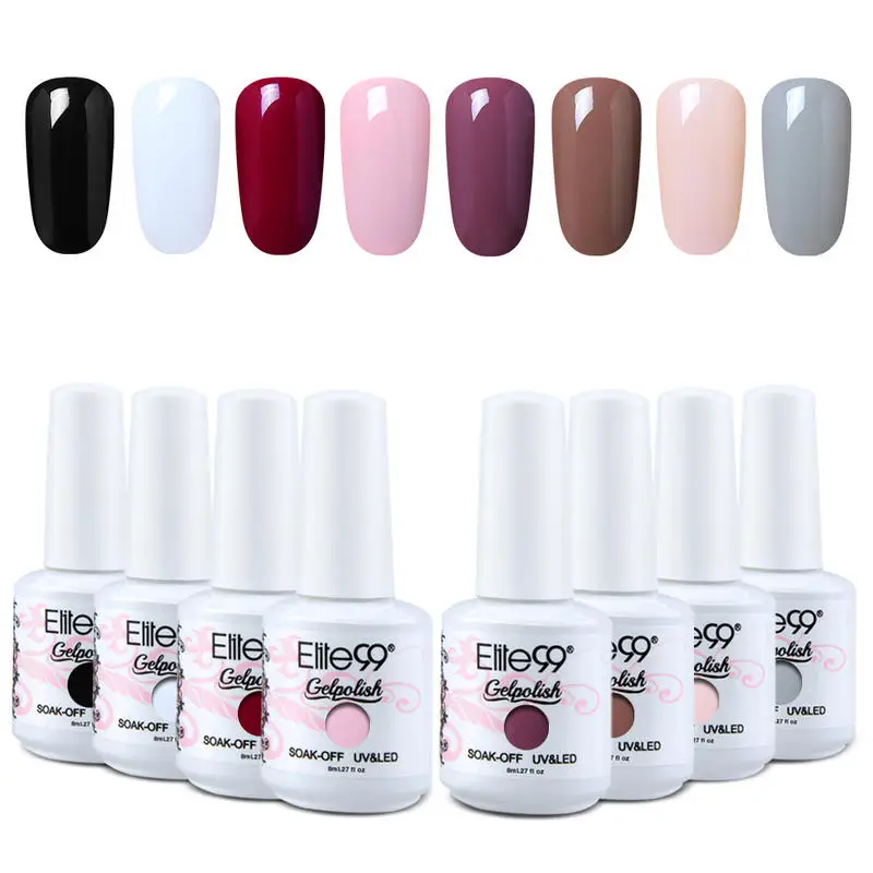 Elite99 8 шт./лот классический набор гель лаков впитывающий УФ светодиодный