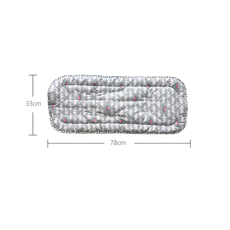

Baby Stroller Accessories Cotton Nappy Diaper Changing Mat Comfortable Baby Stroller Pad Four Seasons General Soft Seat