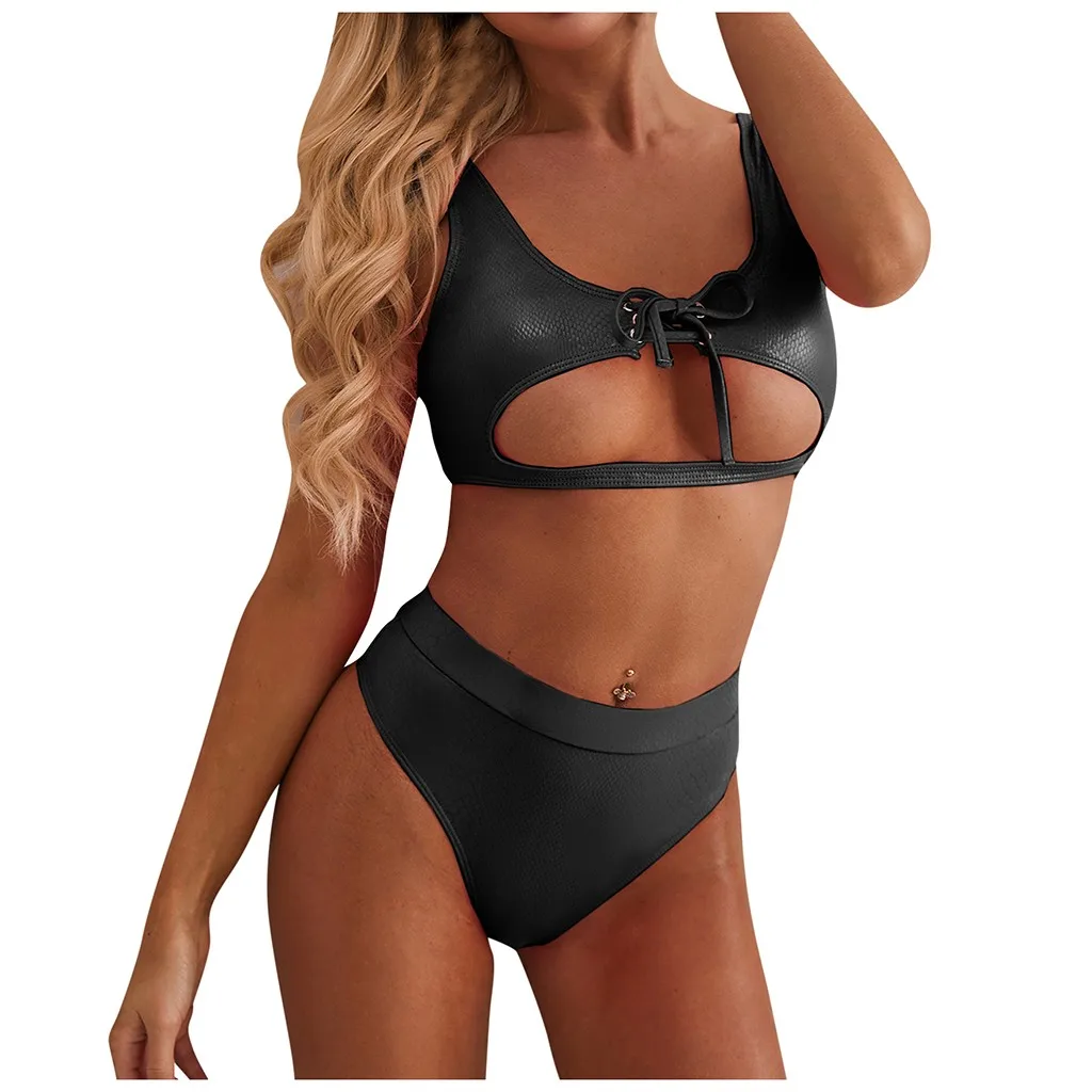 SAGACE купальник женский новый сексуальный пуш ап купальный костюм однотонный