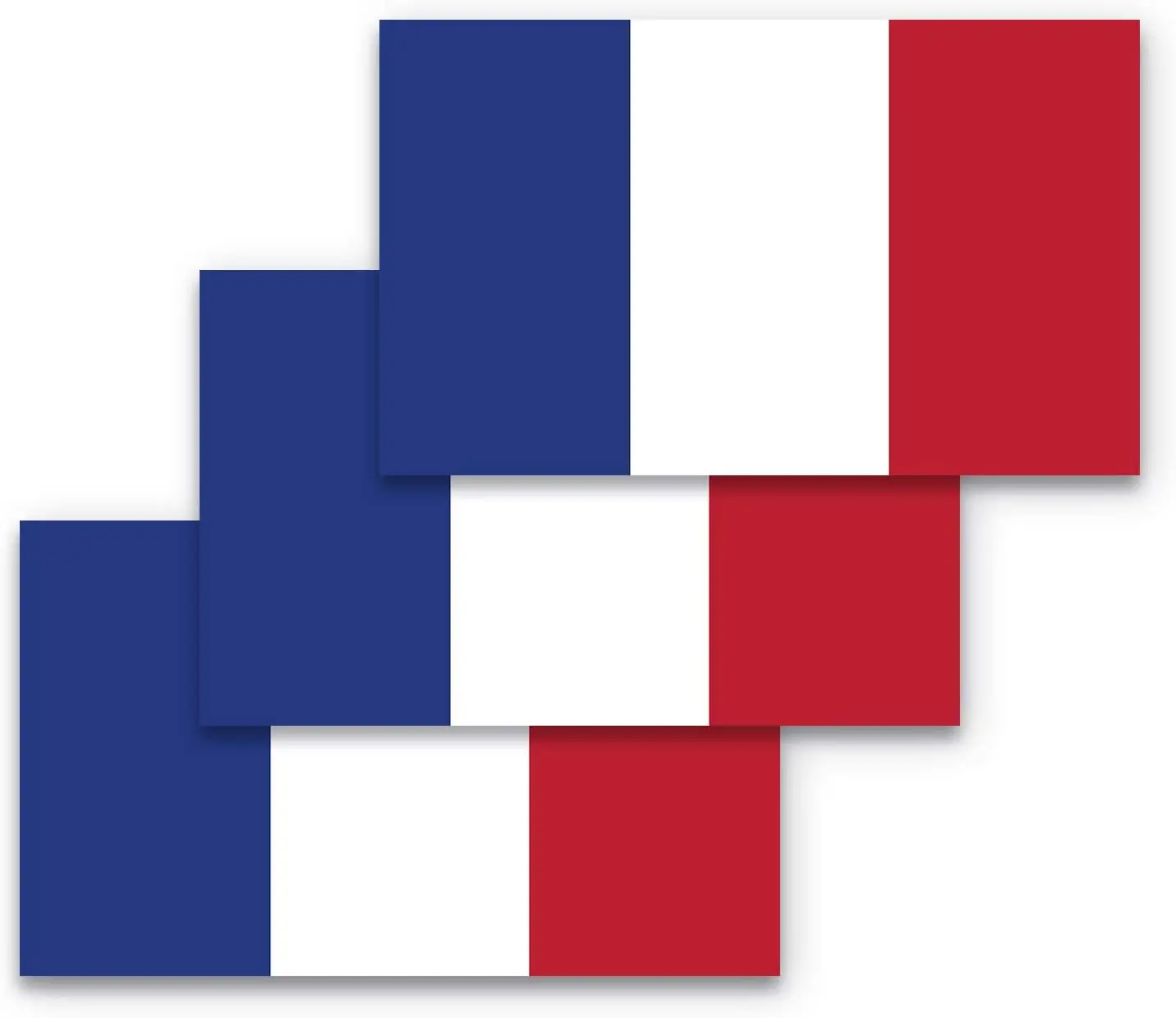 

French Flag Flag Vinyl Sticker Car Sticker Suitable for Computer Sticker Trolley Case Wall Motorcycle Sticker