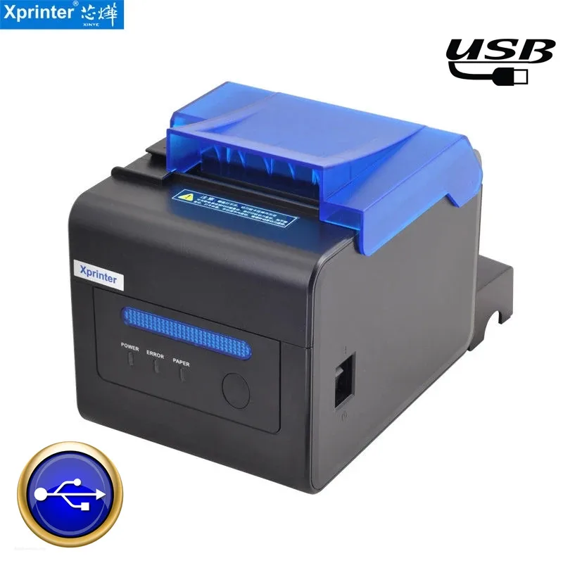 Xprinter C300H высокое Скорость 300 мм/сек. печать 80 мм авто резаком USB RS232 Lan порт пос