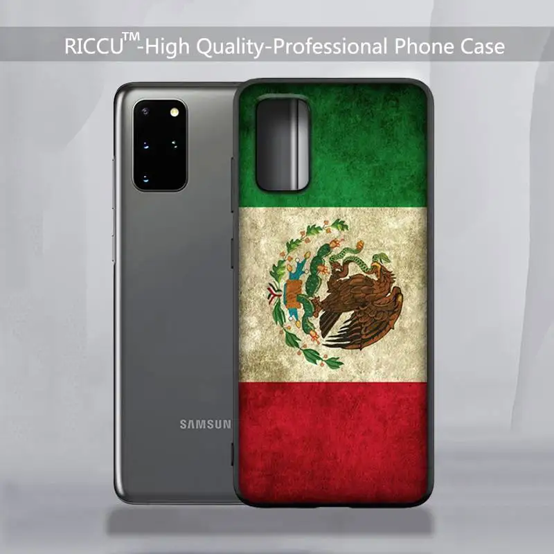 MaiYaCa мексиканский флаг чехол для телефона Samsung S20 plus Ultra S6 S7 edge S8 S9 S10 | Мобильные