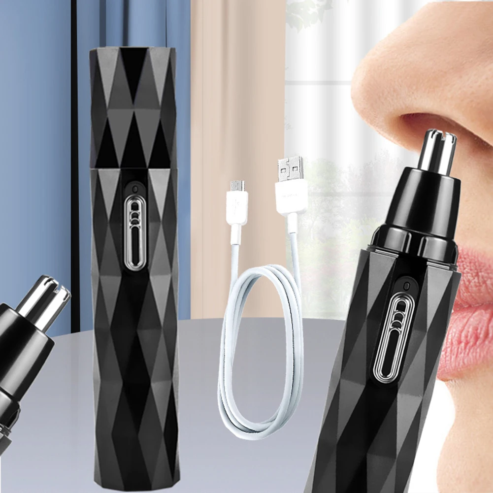 Electric Shaving Nose Ear Trimmer Safety Face Care Rechargeable Nose Hair Trimmer for Men Shaving Hair Removal Razor Beard