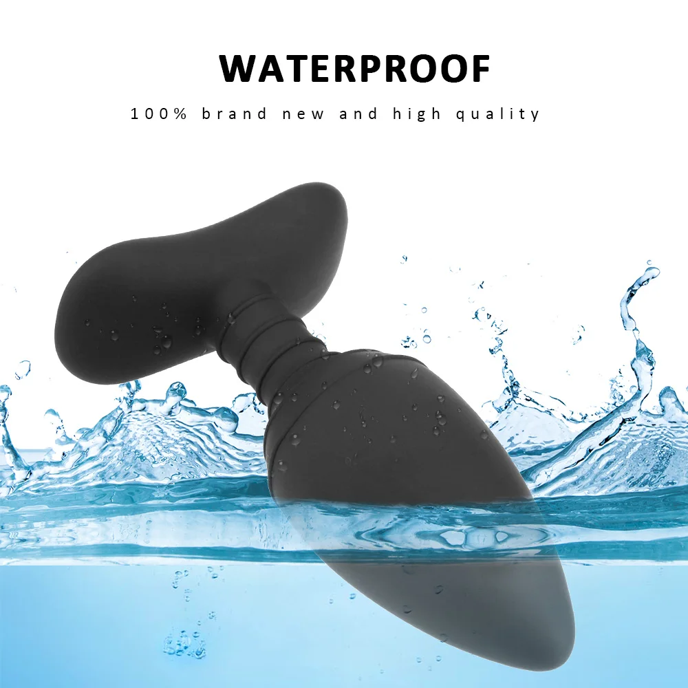 Вибратор IKOKY с электрическим током Анальная пробка анальная дистанционным