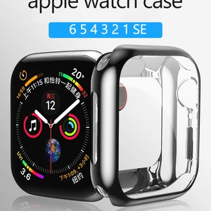 Watch Cover for Apple Watch Case 6 SE 5 4 3 42MM 38MM Soft Clear 360
Slim TPU Screen Protector for iWatch 44MM 40MM Accessories