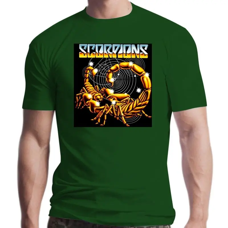 

New Men T Shirt Novelty O Neck Tops Scorpions Band Rock Metal Music Logo MenS T Shirt 033486