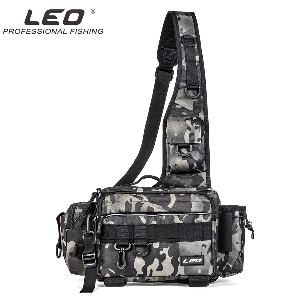 Сумка для рыболовных снастей LEO рюкзак блесны и удочки многофункциональная
