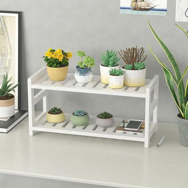 Суккуленты из массива дерева маленькая подставка для цветов одиночная