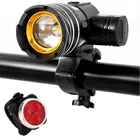 Новый велосипесветильник фонарь в стиле SLR для камеры, фонарь, велосипедный Головной фонарь с зарядкой от USB и задний фонарь, головка лампы с возможностью увеличения
