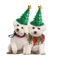 halloween christmas pet clothes christmas festival tree pet hat star decoration funny pet party cosplay apparel clothing