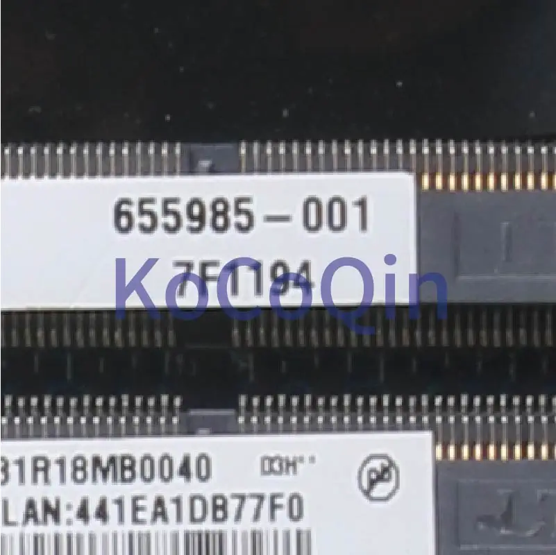 Материнская плата KoCoQin для ноутбука HP Pavilion G4 G6 G7 Core I3-370M 655985-001 DAR18DMB6D0 N12P-GV-S-A1 HM55 DDR3 -