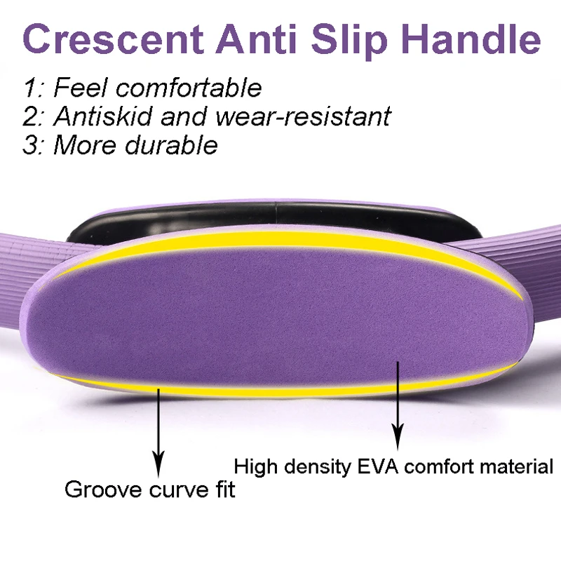 Высококачественное кольцо для йоги Пилатес волшебное женщин тренировка круг PP NBR