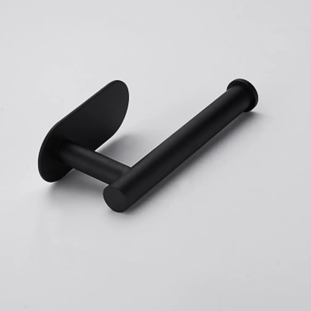 

Hot Sale Stainless Steel Towel Rack Bathroom Kitchen Nail-Free Tissue Holder Wall Hanging Paper Hanger Household Storage Supply