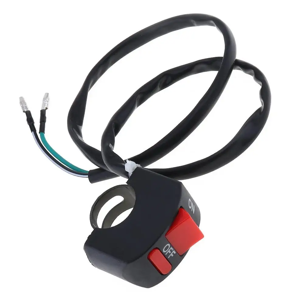 Универсальный переключатель на руль мотоцикла кнопка включения-выключения