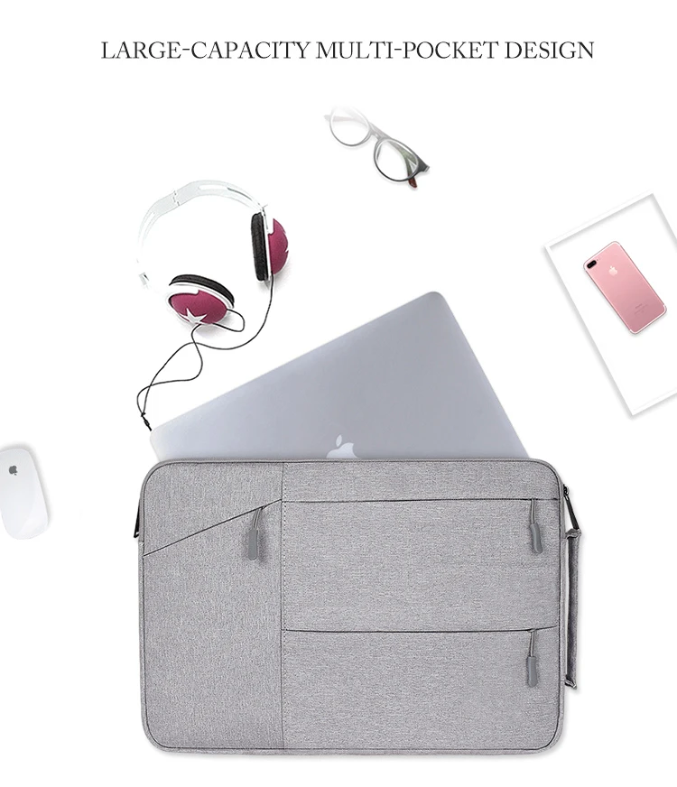 Чехол с рукавом, сумка, сумка 14 15,6 дюймов для Macbook air 13 pro 11 12 15, сумка для ноутбука Xiaomi Asus lenovo, портативный чехол для ноутбука