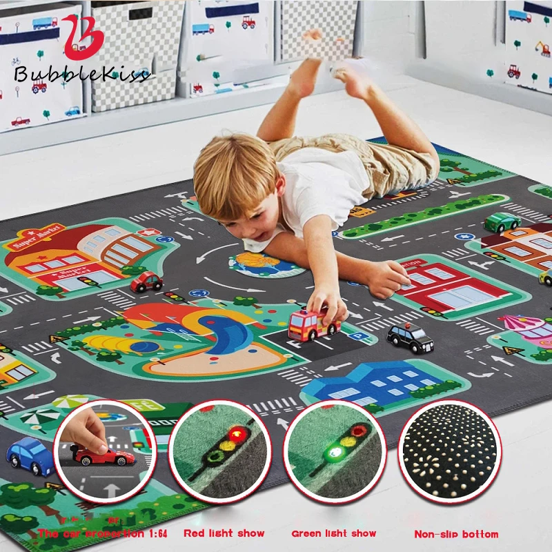 

Bubble Kiss LED Kid Play Rugs Carpets For Living Room Bedroom Rugs Kid Room Place Decor Children Game Crawl Healthy Material Mat