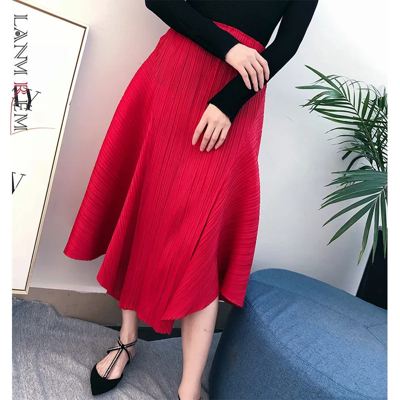 Женская одежда LANMREM в сложенном виде новинка 2021 винтажная узкая большой размер