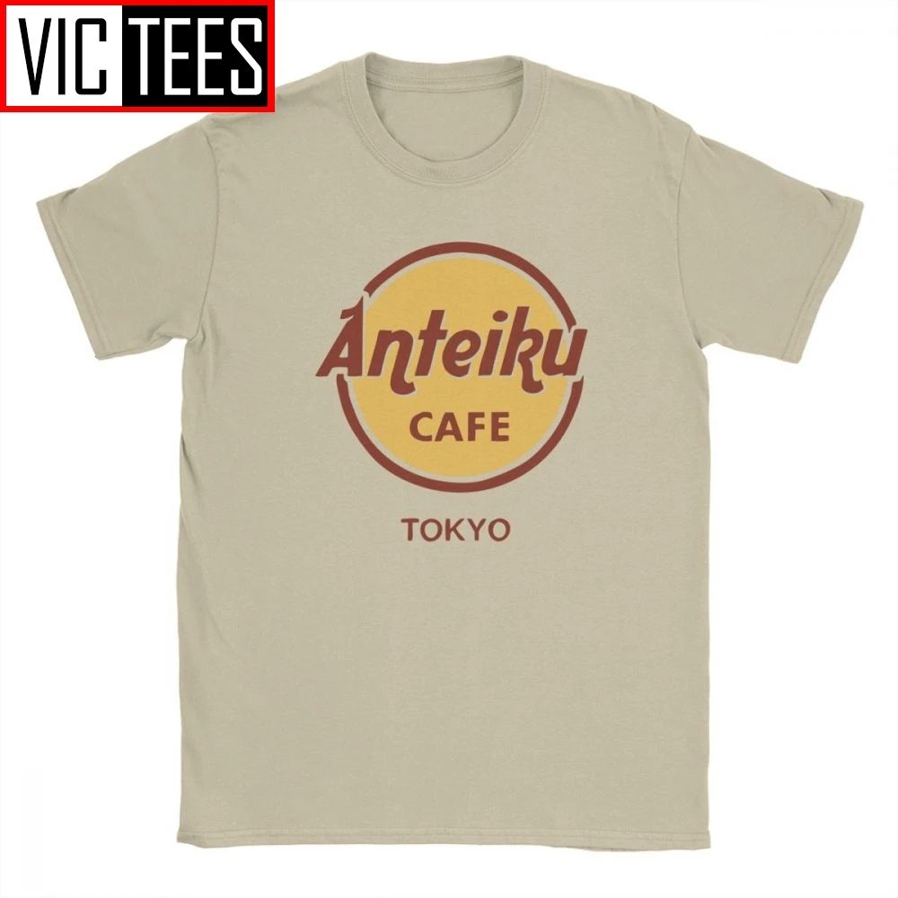 Anteiku Coffee Tokyo Ghoul футболка с японским аниме канеки кэна Мужская круглым воротником