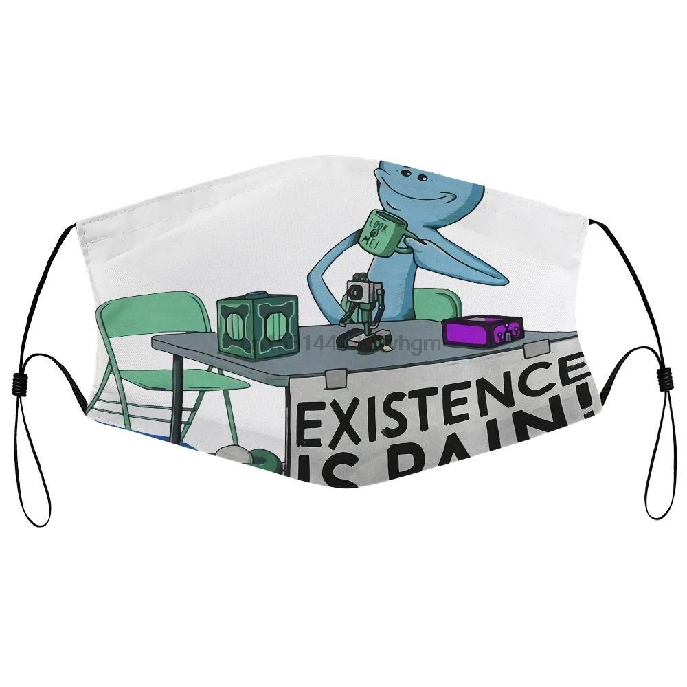 Dust mask with filter Trending Existence Is Pain Change My Mind Unisex Face Cover | Mask