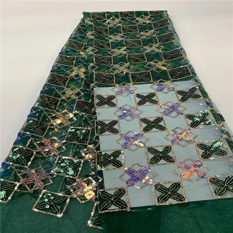 Блестки французский Тюль кружевная ткань фиолетовый/Золотой 2020 красный Высокое