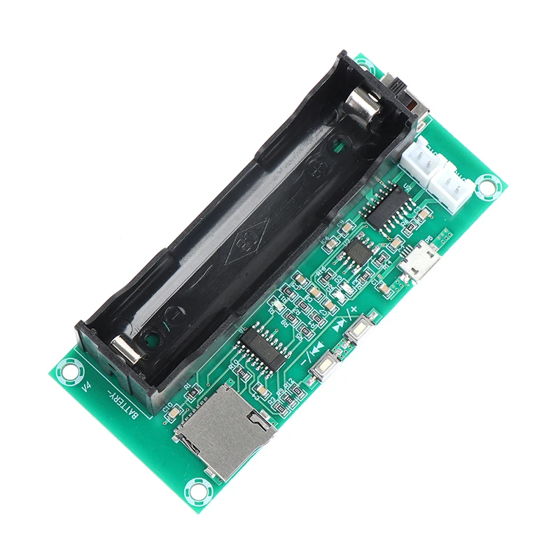 

PAM8403 Digital Amplifier Board Lithium Battery Holder Can Charged Dual Channel 2*3W Stereo Class D Amplifier DIY TF Card Player