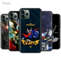 yomic mazinger z soft cases for apple iphone 13 13 11 12 pro 8 xr x xs max 7 6 6s plus black silicone mobile phone bag cover