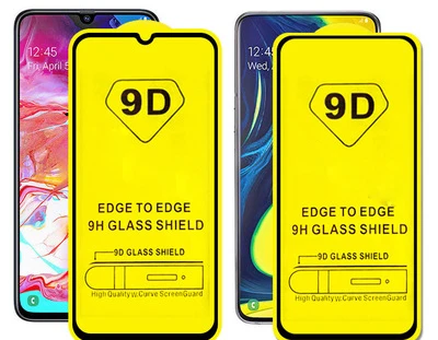 Изогнутое закаленное стекло 9D 100 шт./лот для Samsung Galaxy A01 A11 A21 A31 A41 A51 A71 A81 A91