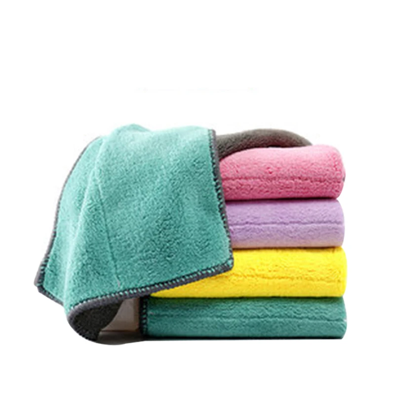 

5 Pcs Super Absorbent Microfiber Household Cleaning Cloth High-efficiency Kitchen Dish Tableware Towel Kichen Tools Gadgets
