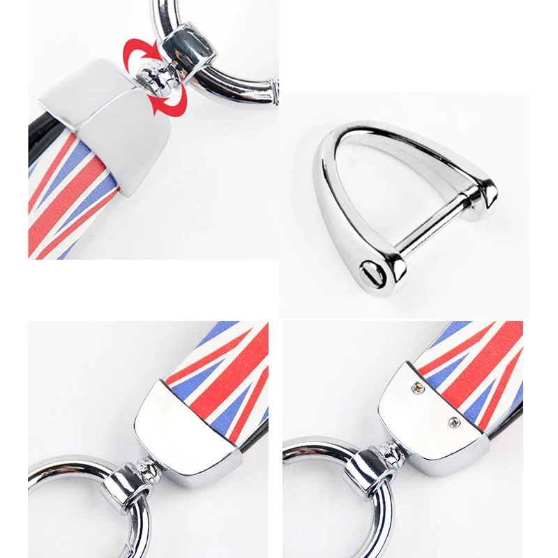 Подвесной брелок для автомобиля с разъемом Union Jack ключей Mini Cooper JCW One S F54 F55 F56 F60 R55 R56