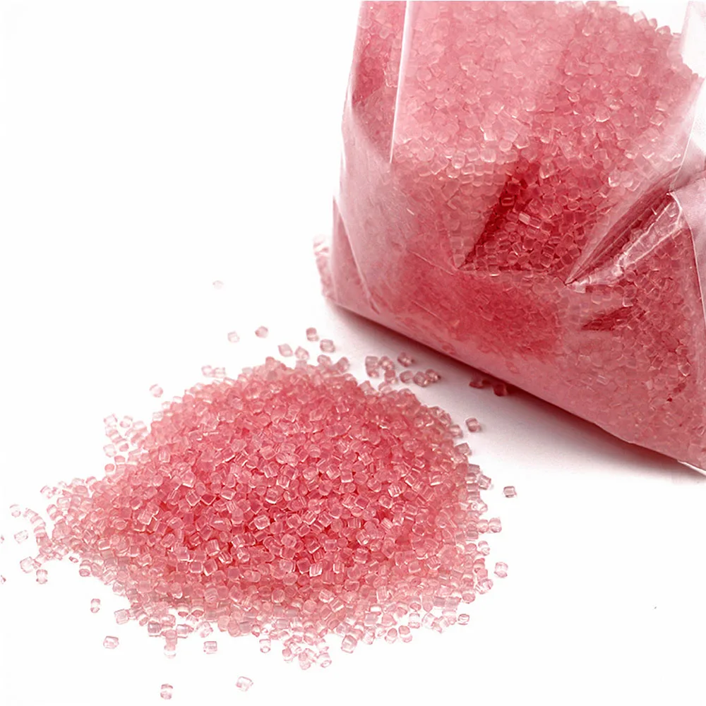 High Quality 500g/bag Denture Flexible Acrylic Simulated Blood Pink Valplast Flexible Acrylic Nylon Resin Particle Material