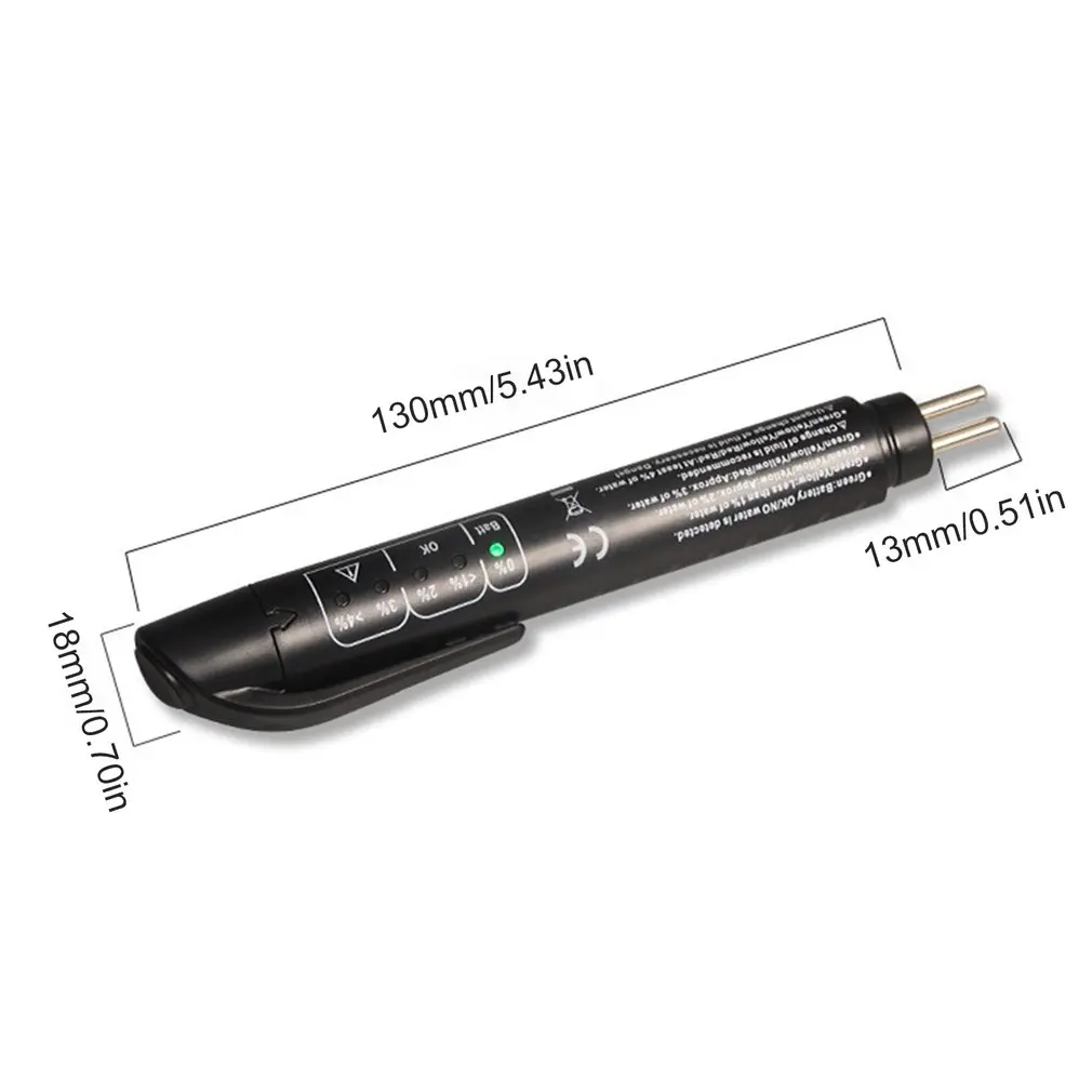 

Auto Car Liquid Testing Brake Fluid Tester Check Car Crake Oil Quality LED Indicator Display Vehicle Auto Testing Tool