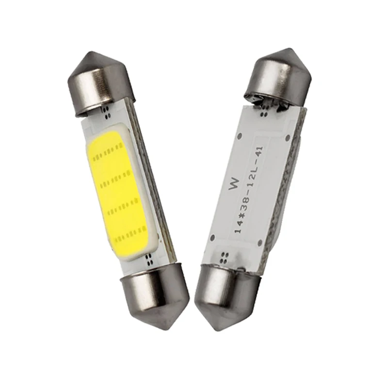 1x гирлянда 31 мм 36 мм/39 мм/41 мм C5W C10W светодиодный COB лампы 12SMD 12V 7000K интерьер автомобильного салона Чтение багажный фонарь супер яркий белый