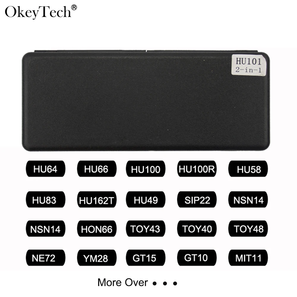 Набор слесарных инструментов OkeyTech LiShi 2 в 1 SIP22 HU43 TOY40 TOY48 HU101 HU58 VA2T HON66 HU162T NE72 HU100|Ключ