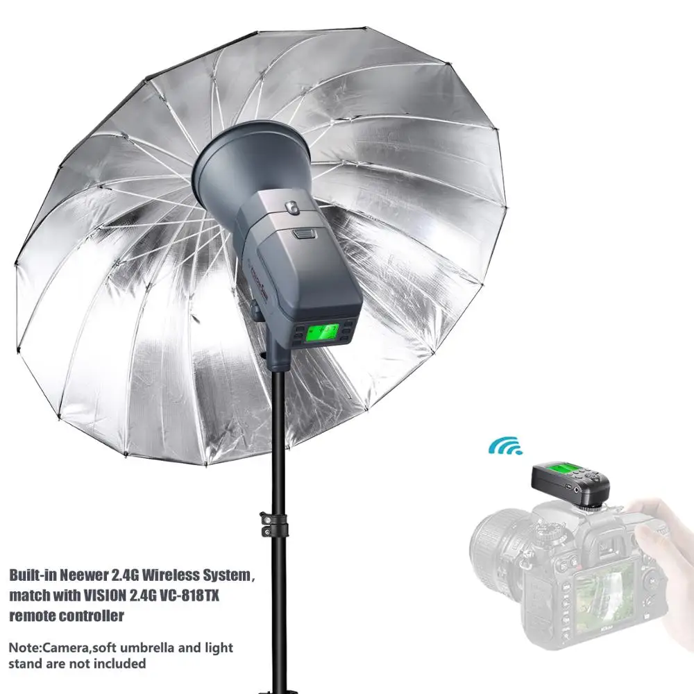 Neewer Vision5 400 Вт i TTL для уличной студийной стробоскопической вспышки NIKON HSS с