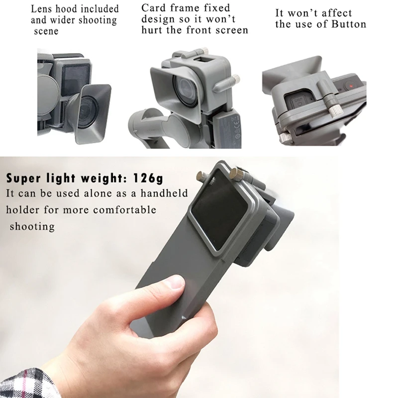 

Handheld Gimbal Adapter Switch Plate for OSMO Mobile 3 OM4 Transfer to for OSMO Action Mount Adapter