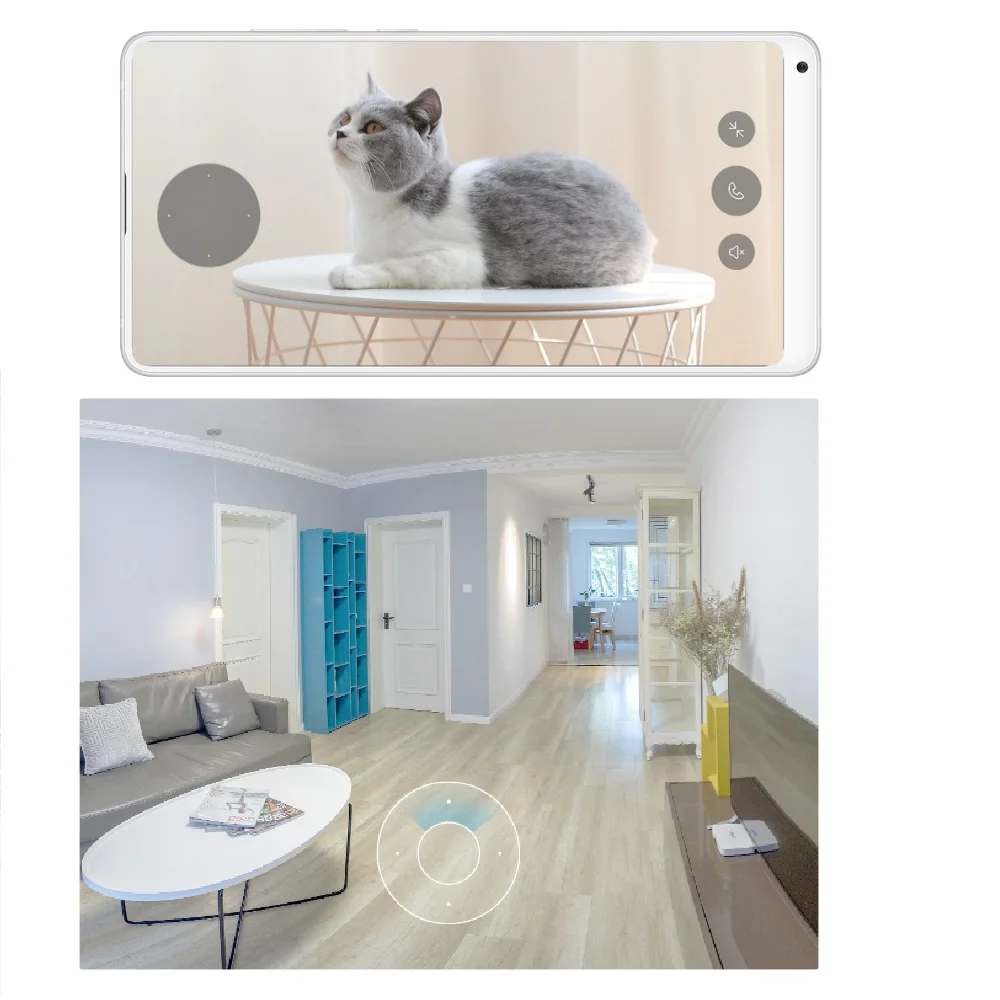 Оригинальная смарт камера IMILAB 1080P WiFi панорамирование наклона ночное видение 360