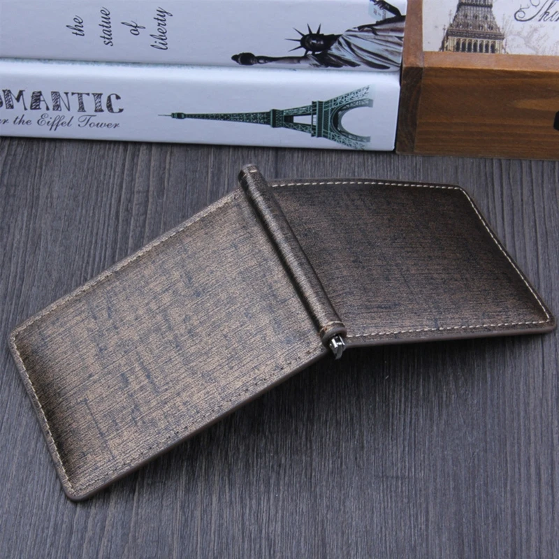 

Premium Quality New Men Slim Bifold Wallet Money Clip Multi-functional Business PU Leather Cash ID Credit Card Holder
