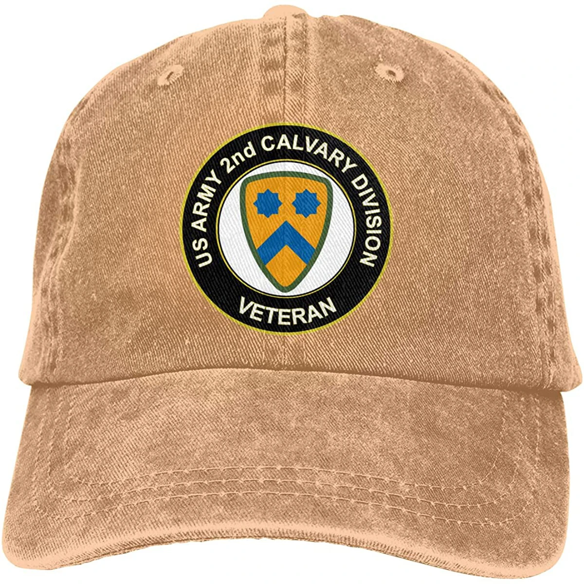 

Us Army Veteran 2nd Cavalry Division Unisex Soft Casquette Cap Vintage Adjustable Baseball Caps
