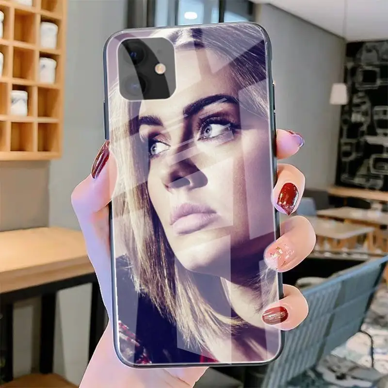 

The Singer Adeles Phone Case Tempered Glass For Iphone6plus 6S 7 7plus 8 X XS XSmax XR 11 12 Pro Max 12mini