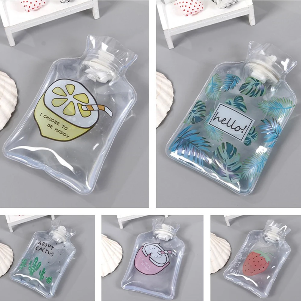 Складная сумка для горячей воды утолщенная прозрачная рук кемпинга портативная