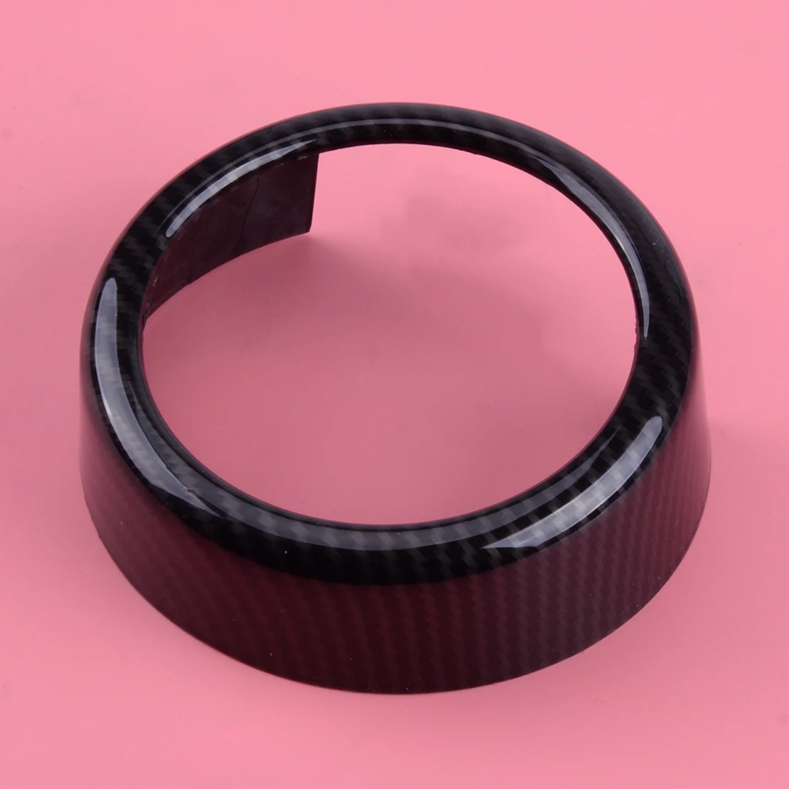 Передняя решетка для радиатора CITALL с черной текстурой из углеродного волокна