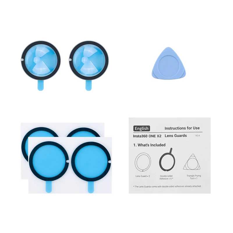 

for Insta360 ONE X2 Lens Guards Cap Body Cover Lens Protector Accessories for Insta 360 One X2 Action Camera Accessories