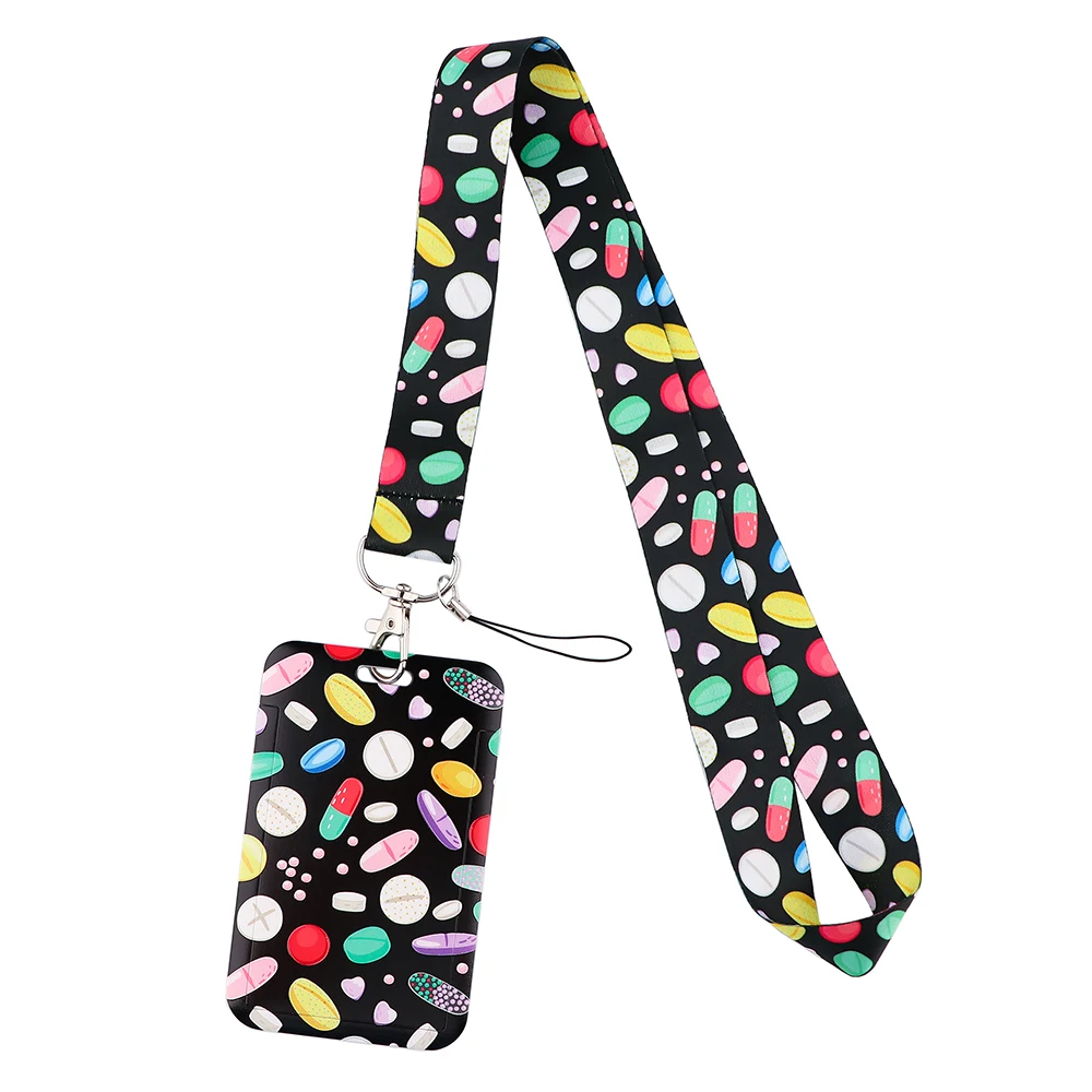 

PF1038 Medical Lanyard For Keychain ID Card Cover Pass Doctors Mobile Phone Badge Holder Key Neck Straps Nurse Accessories