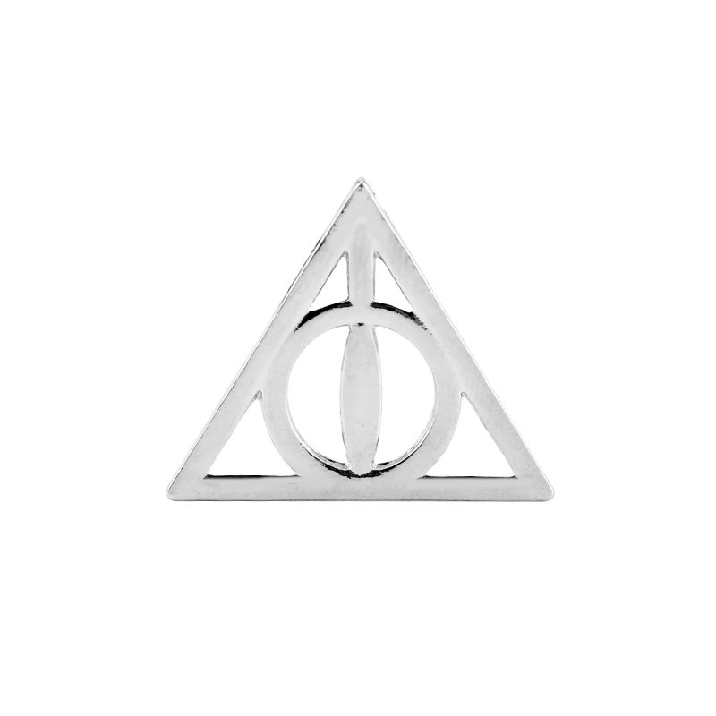 D634 Горячая hp фильм Знак школы Хогвартс на булавке брошь с милой эмалевые броши, булавки дары святить 9/3/4 книги Косплэй подарок - Окраска металла: D634