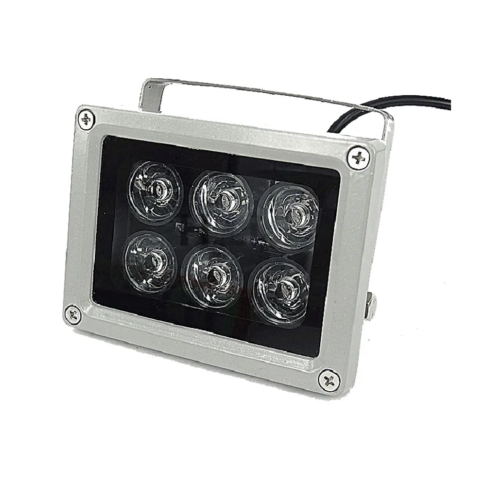 

100m CCTV LEDS 6PCS IR Light CCTV Fill Leds Illuminator Infrared Lamp IP66 850nm Waterproof Night Vision for CCTV camera